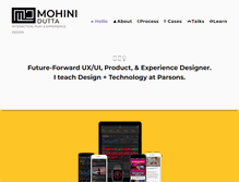Tablet Screenshot of mohinidutta.com